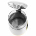 Чайник Adler AD 1305 LED white silver 1.7 л з підсвіткою