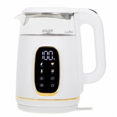 Чайник Adler AD 1305 LED white gold 1.7 л, захист від перегріву