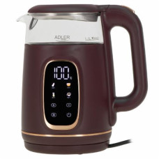 Чайник Adler AD 1305 LED burgundy 1.7 л, регулятор температури