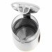 Чайник Adler AD 1305 LED white silver 1.7 л з підсвіткою