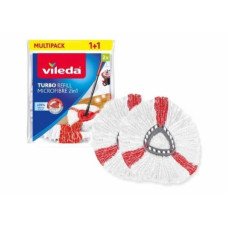 Насадки змінні для швабри Vileda Turbo 166142, 2 шт, оригінал Насадки змінні для швабри Vileda Turbo 166142, 2 шт, оригінал